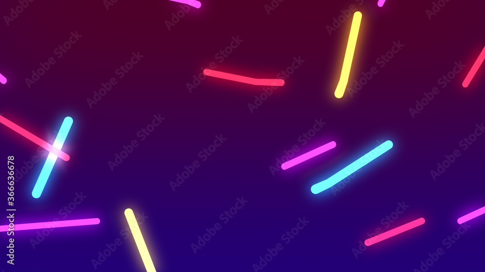 Abstract colorful neon light background.