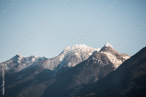 snow covered mountains © Apic Productions