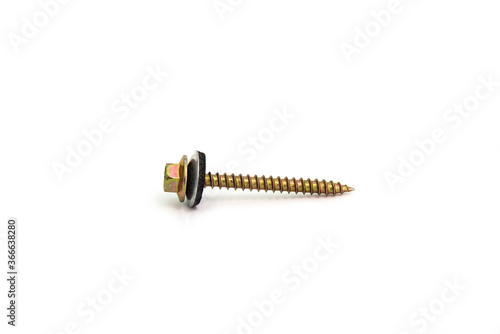 Screw nut isolated on a white background.