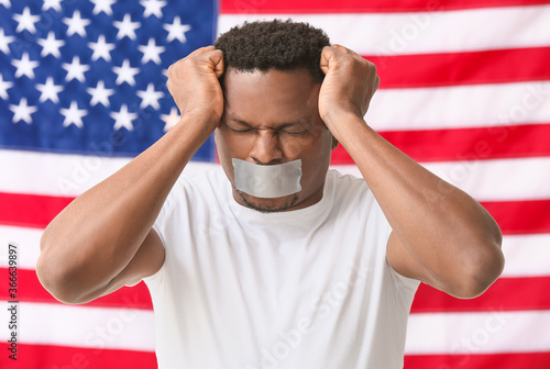 Stressed African-American m...