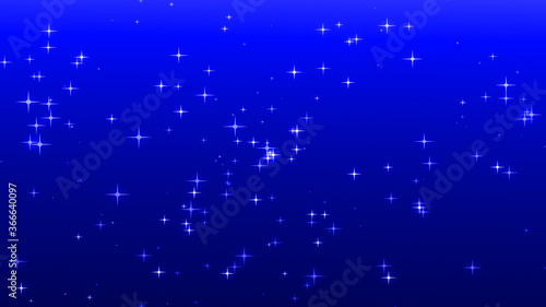 Christmas blue starry background.