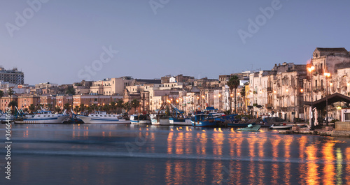 Old part of Taranto city in the morning, Italy, Puglia