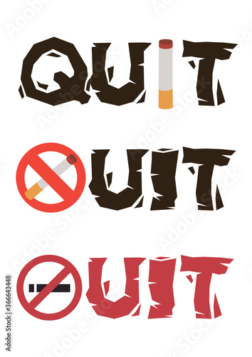 No Smoking Sign isolated on white.