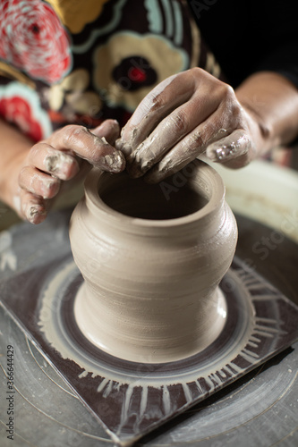 potter at work