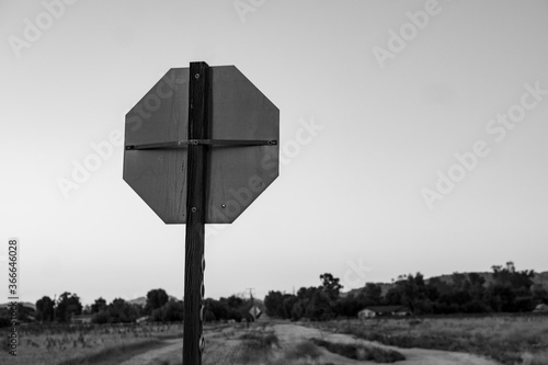 crossing sign landscape