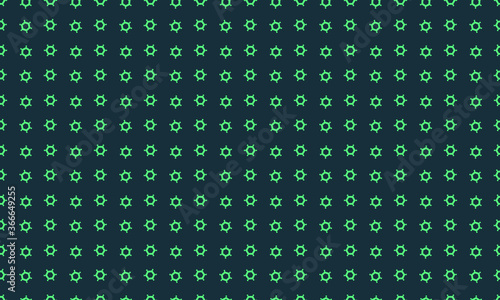 Geometric configuration logo seamless pattern, binary code background, modern gear wallpaper, vector illustration 