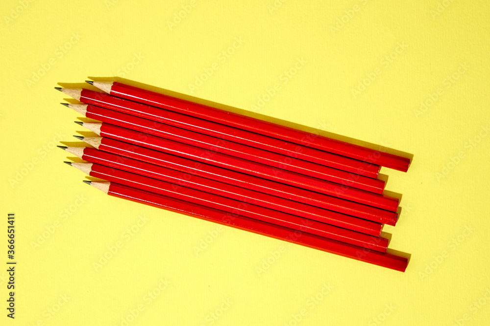 Fototapeta premium Red Pencils