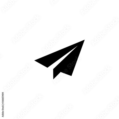 Free Download airplane icon, paper airplane icon vector symbol isolated illustration white background - GFXLoad