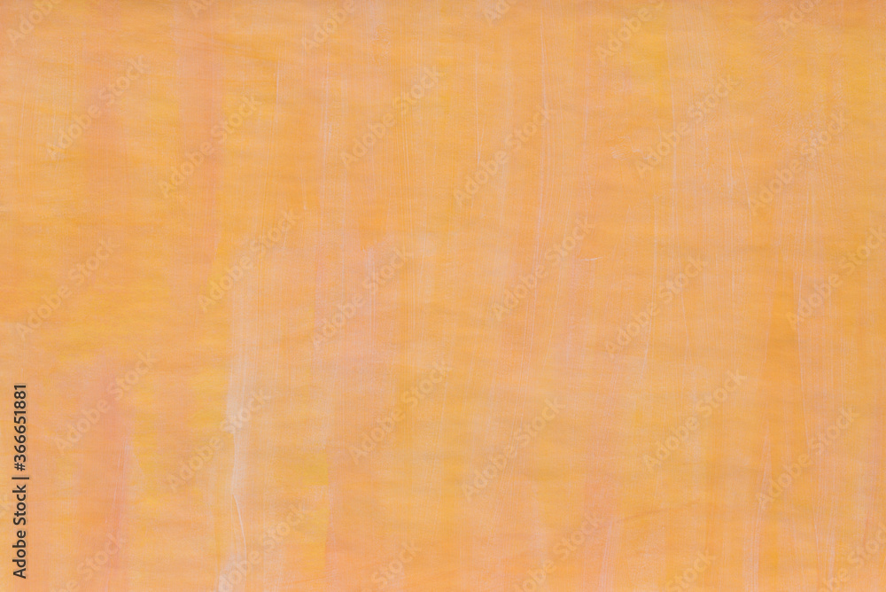 Fototapeta premium orange painted on paper background texture