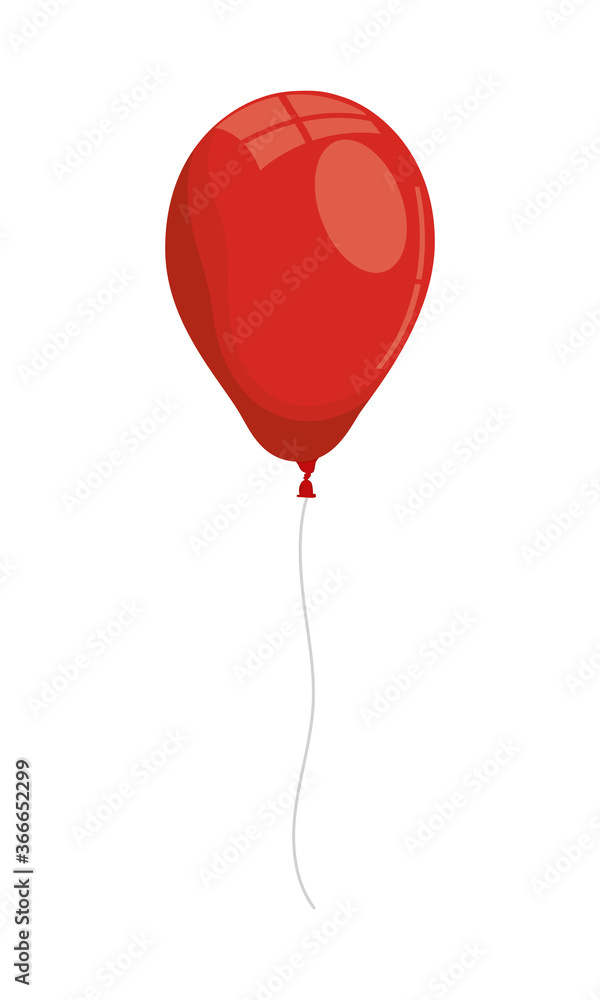 balloon helium floating isolated icon balloon helium floating isolated icon