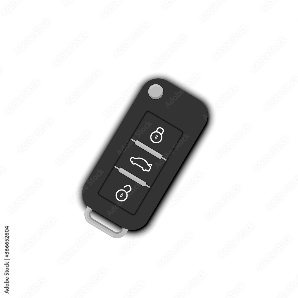 Car remote key icon symbol vector design isolated on white background Car remote key icon symbol vector design isolated on white background