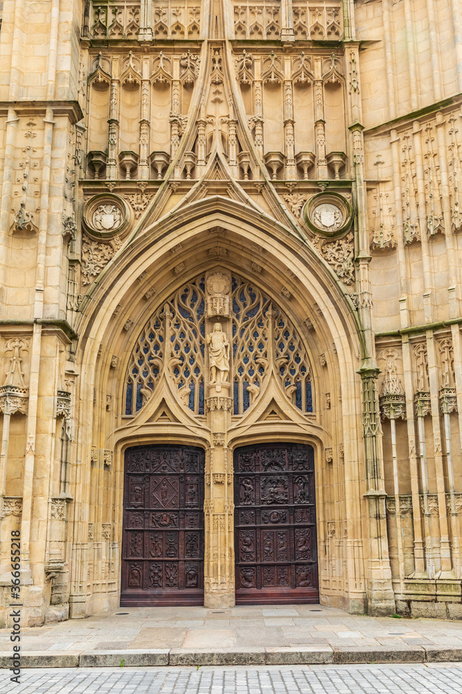 Doors on the Cathedral in Limoges.