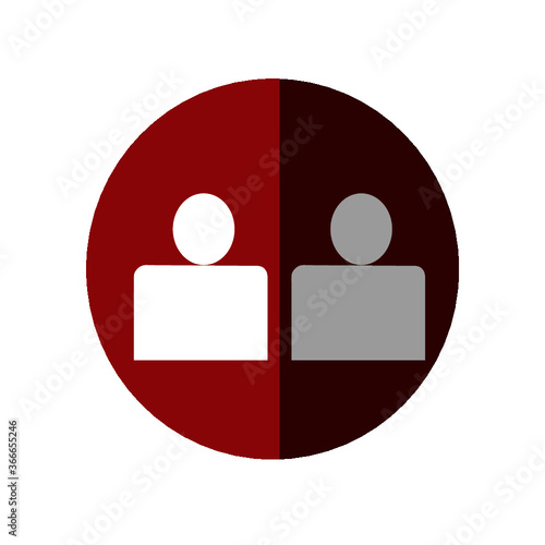 Two player icon for app
