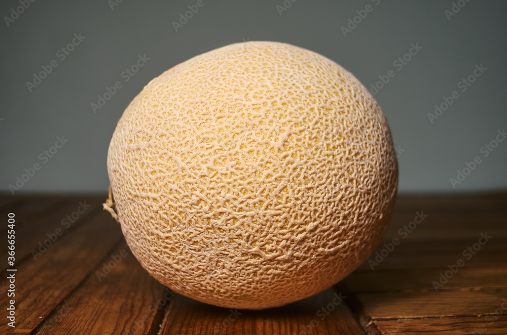 Ripe melon on a table Ripe melon on a table
