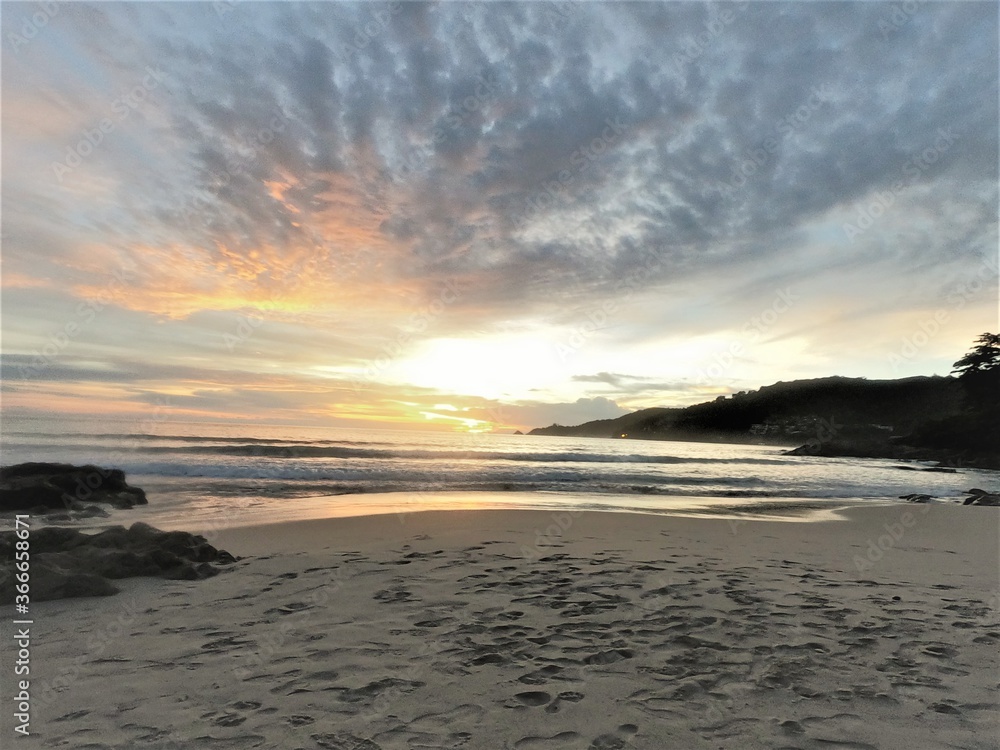 Obraz premium sunset on the beach
