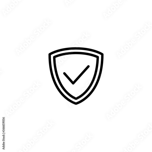 Free Download Warranty Icon  in black line style icon, style isolated on white background - GFXLoad