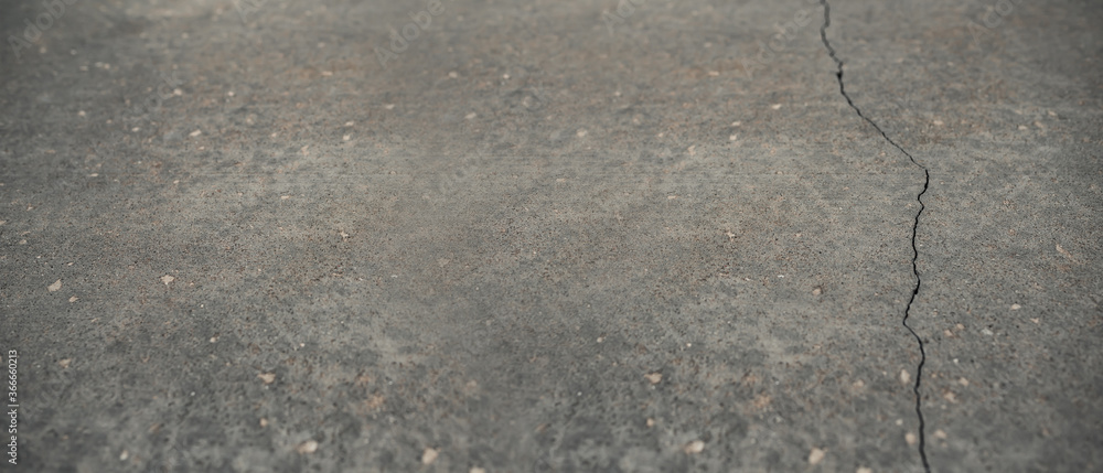 Obraz premium Texture of the road's gray asphalt as a background banner