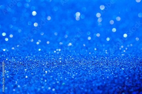 blue glitter abstract background 