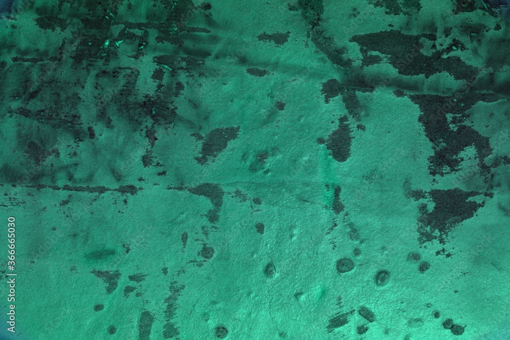 old teal, sea-green industrial raised plaster texture - wonderful abstract photo background