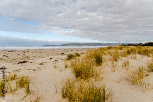 pristine untouched Australian beach in Marion Bay in Tasmania with no people