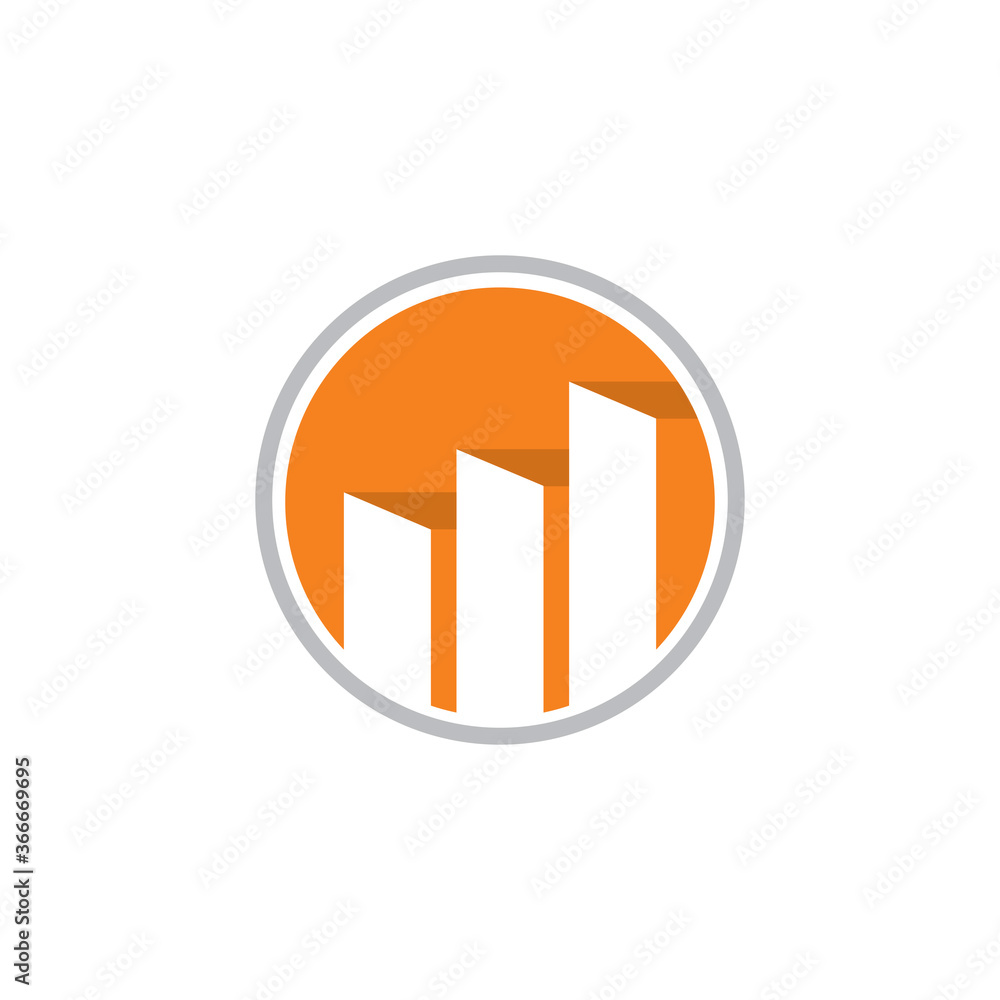 financial logo , growth graph logo financial logo , growth graph logo
