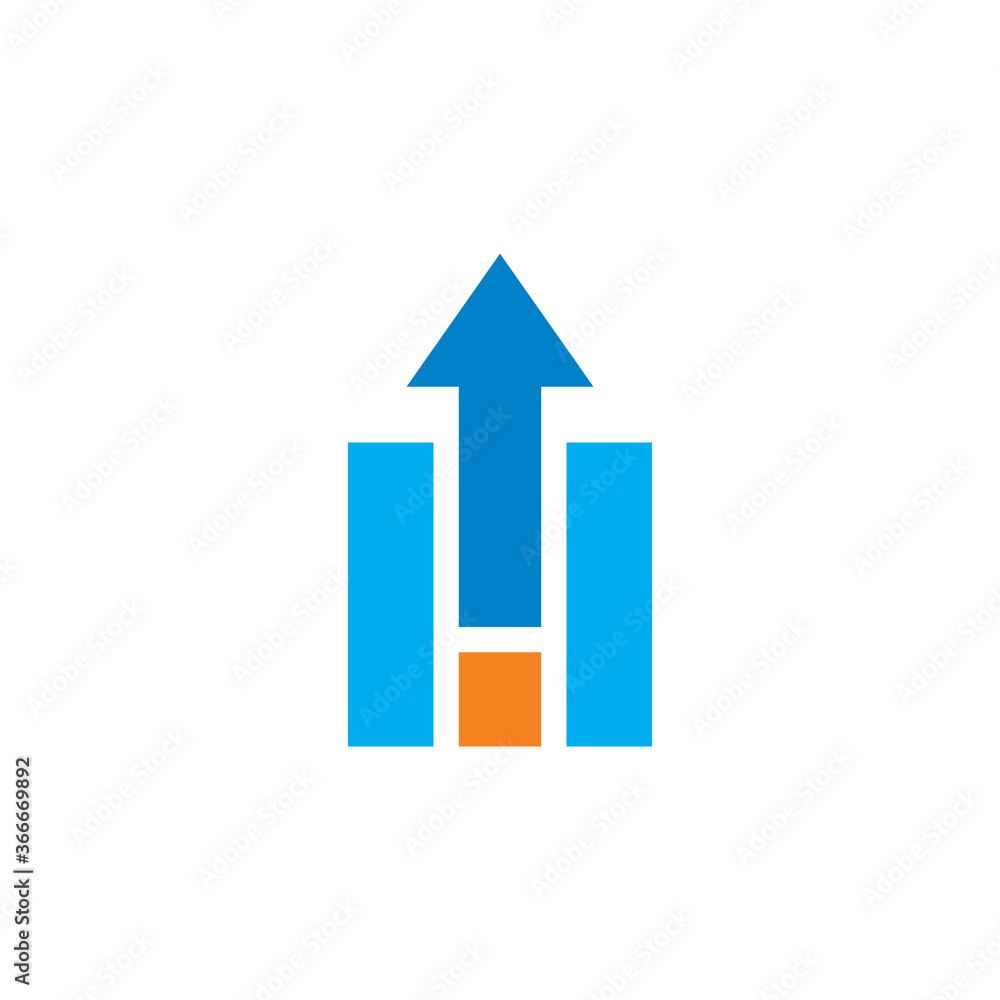 financial logo , growth graph logo financial logo , growth graph logo