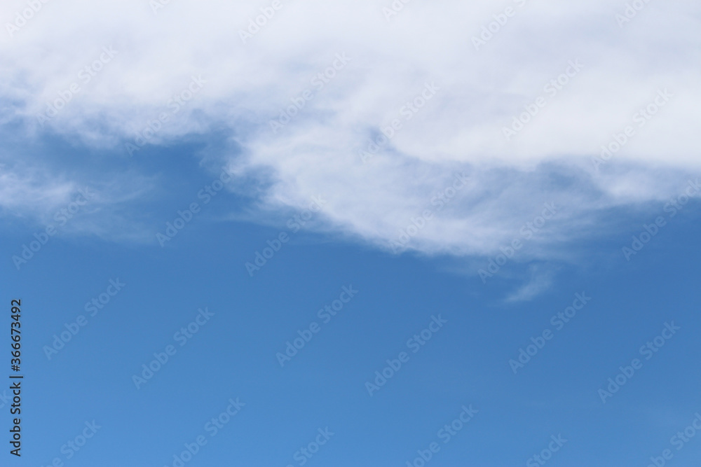 Blue sky and clouds over Silver beach Sydney Blue sky and clouds over Silver beach Sydney