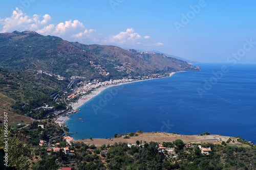 Coastal View from Taormina Greek Theater