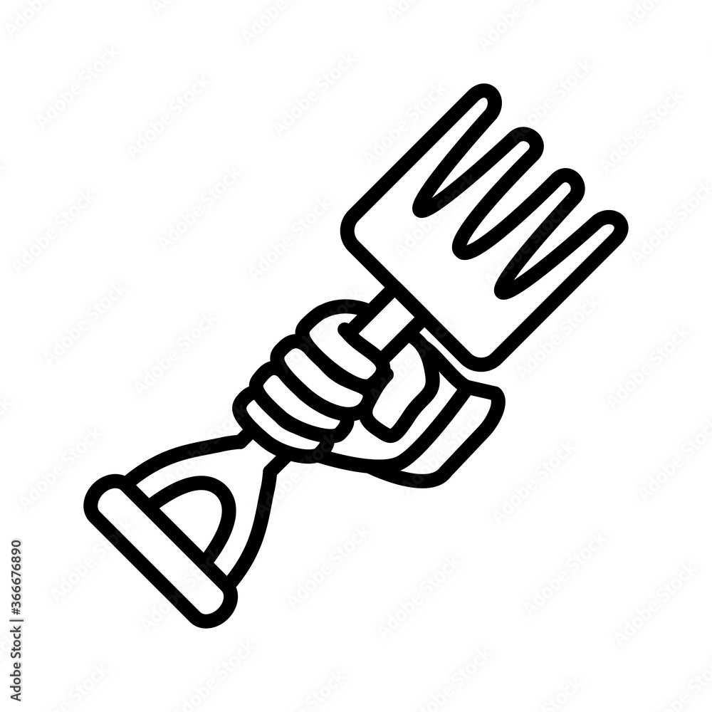 garden fork icon vector design trendy garden fork icon vector design trendy
