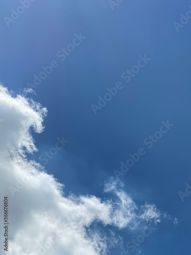 blue sky with clouds