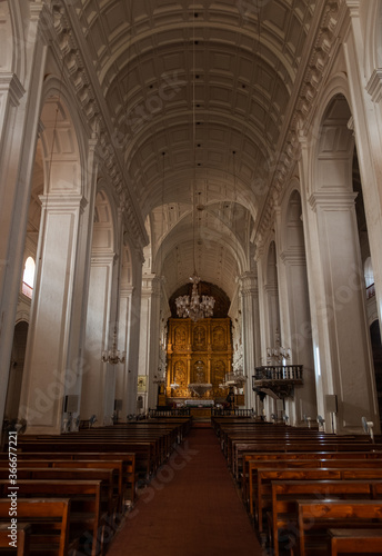 Church interior in Old Goa