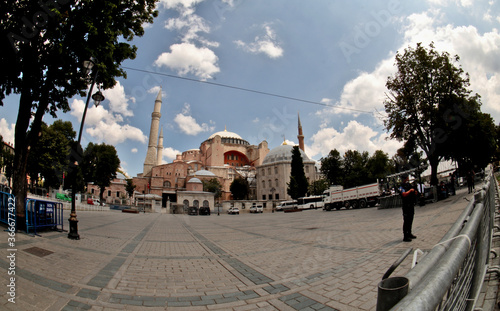 The Hagia Sofia Cathedral in Istanbul, Turkey. photo