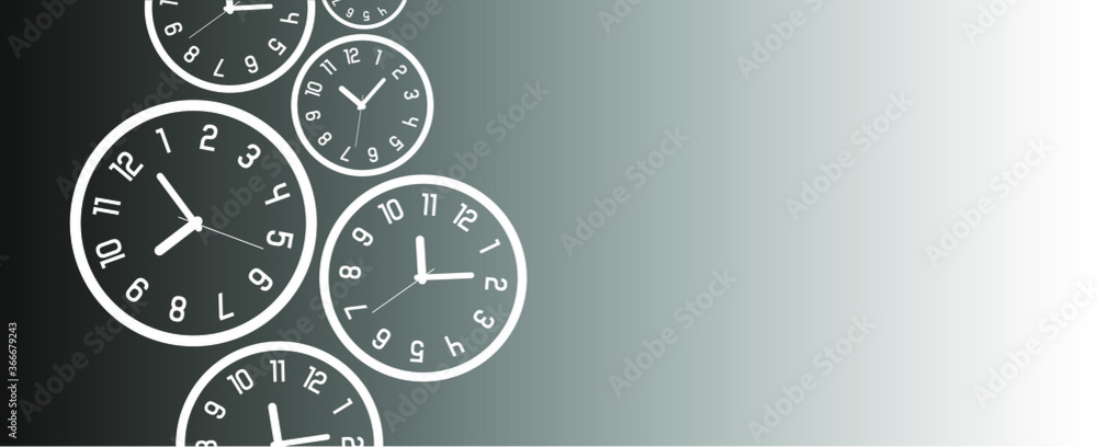 clock on gray background clock on gray background