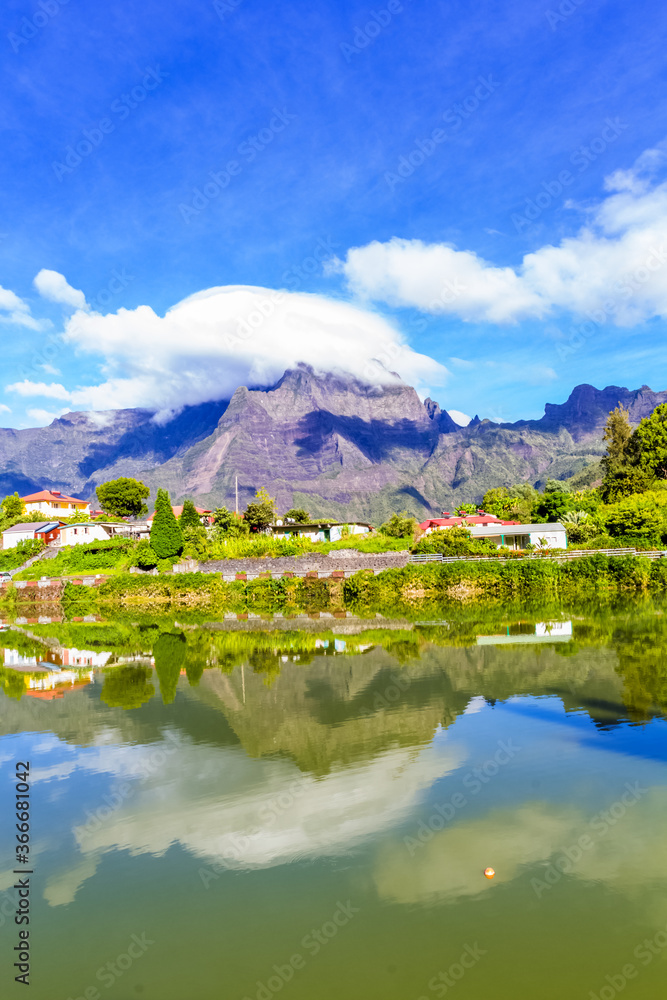 Mare aux joncs, cirque de Cilaos, Île de la Réunion 