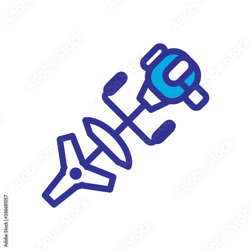 grass cutter icon vector design trendy