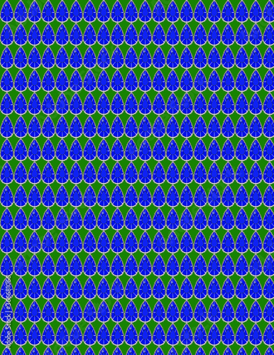 zaffiro stilizzato su sfondo verde per carta regalo copertina libro quaderno rilegatura placemate borsa shopper