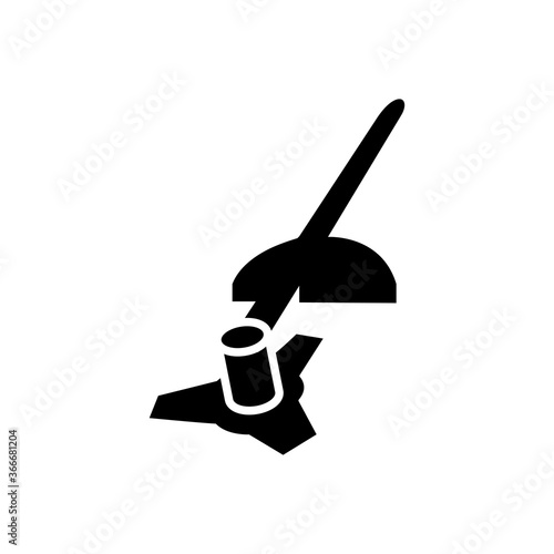 grass cutter icon vector design trendy