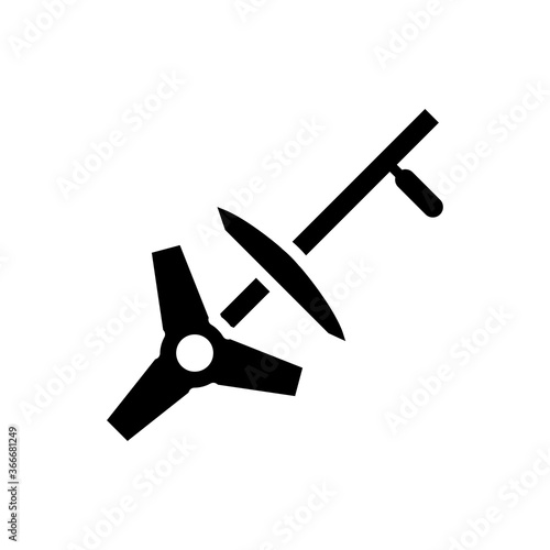 grass cutter icon vector design trendy