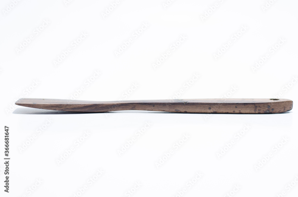 unique tradtional wooden stir on isolated white background unique tradtional wooden stir on isolated white background