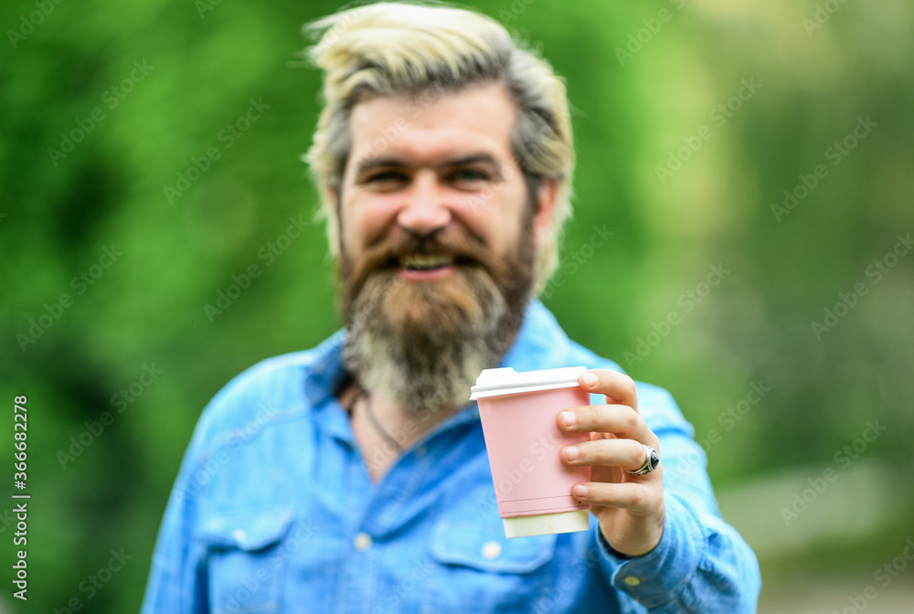 Personal cup. Third wave coffee. Caffeine dose. Man drinking coffee. Cafe and restaurant. Safety measures. Man drink coffee background defocused. Take away coffee. Paper cup. Joy and pleasure Personal cup. Third wave coffee. Caffeine dose. Man drinking coffee. Cafe and restaurant. Safety measures. Man drink coffee background defocused. Take away coffee. Paper cup. Joy and pleasure