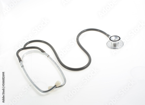 a stethoscope isolate white background