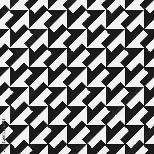 Seamless geometric pattern with arrows