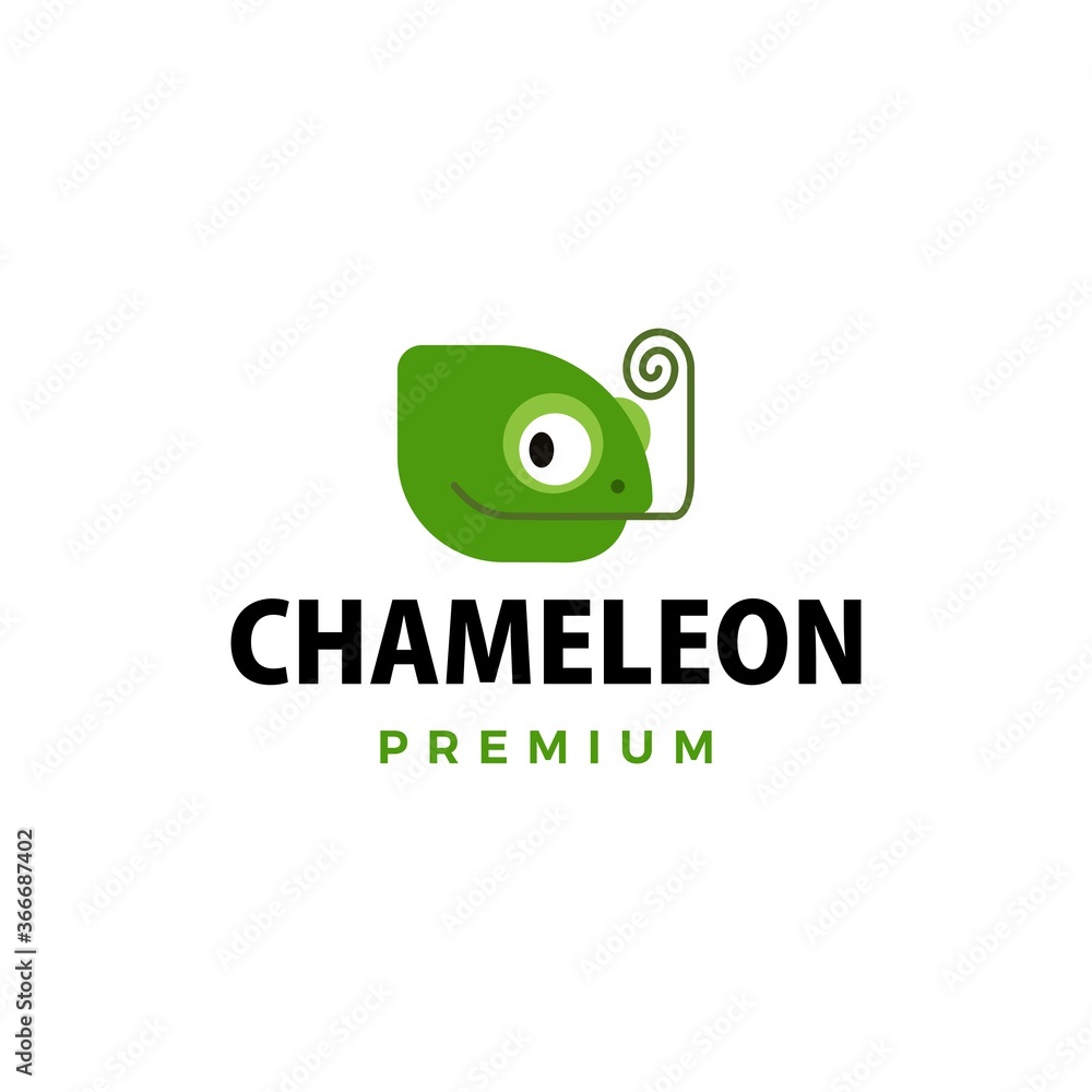 cute little chameleon cartoon logo vector icon illustration cute little chameleon cartoon logo vector icon illustration