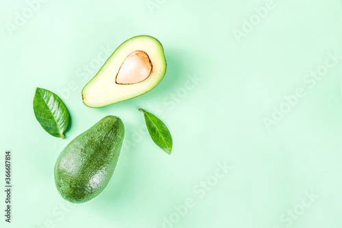 Raw organic avocado