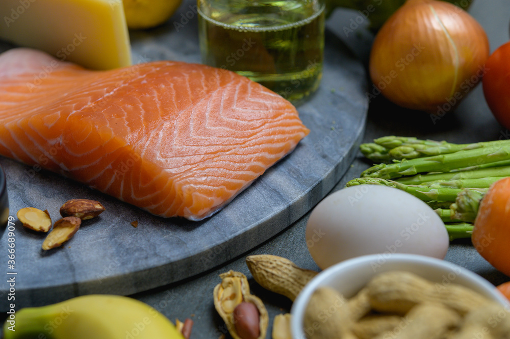 Ketogenic diet concept : Background photo of many raw fresh food ingredients for ketogenic diet program. Ketogenic diet concept : Background photo of many raw fresh food ingredients for ketogenic diet program.