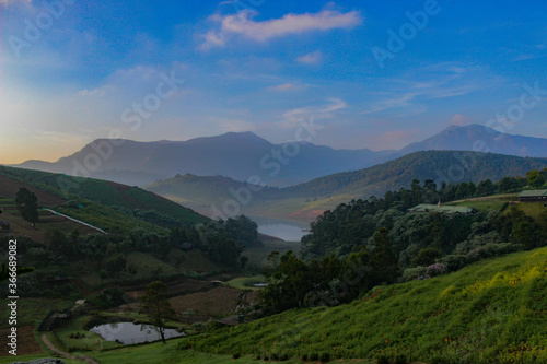 mountain landscape in the morning