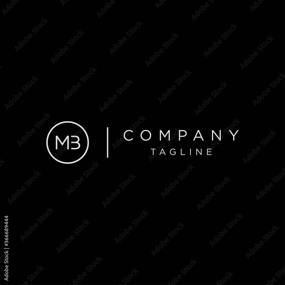 professional and elegant design initial letter MB professional and elegant design initial letter MB