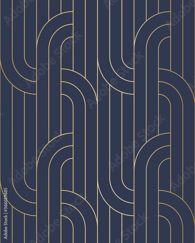 Seamless vector art deco pattern for surface design