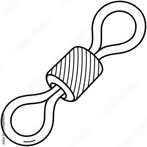 Fishing rolling swivel