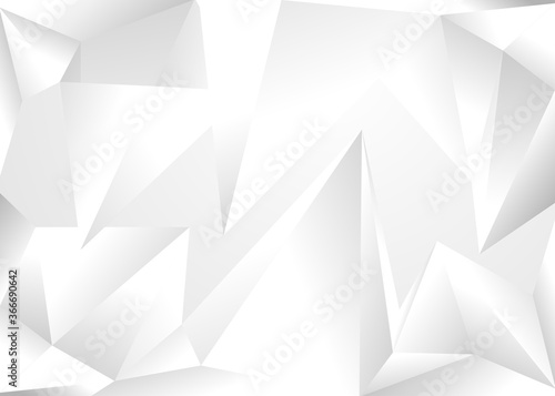 Abstract polygonal white background, vector illustration